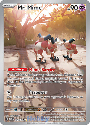 0179 Mr. Mime Illustration Rare Pokemon 151