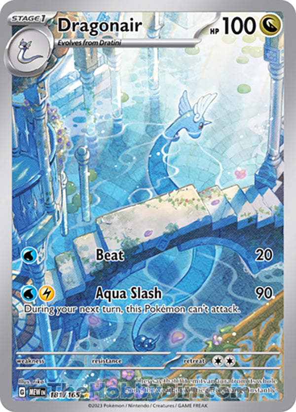 Dragonair Pokemon 151 Illustration Rare #181/165 – The Hobby Bin