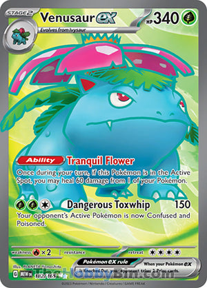 0182 Venusaur ex Ultra Rare Pokemon 151