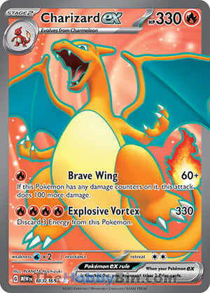 0183 Charizard ex Ultra Rare Pokemon 151