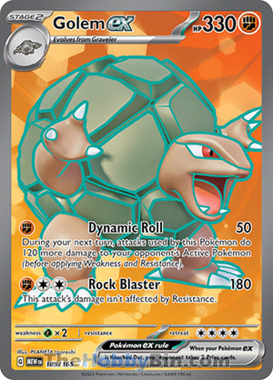 0189 Golem ex Ultra Rare Pokemon 151
