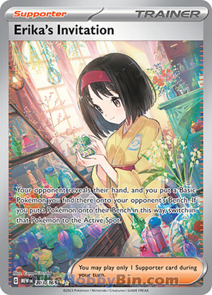 0203 Erika's Invitation Special Illustration Rare Pokemon 151