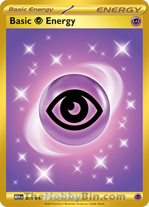 Basic Psychic Energy Pokemon 151 Hyper Rare #207/165