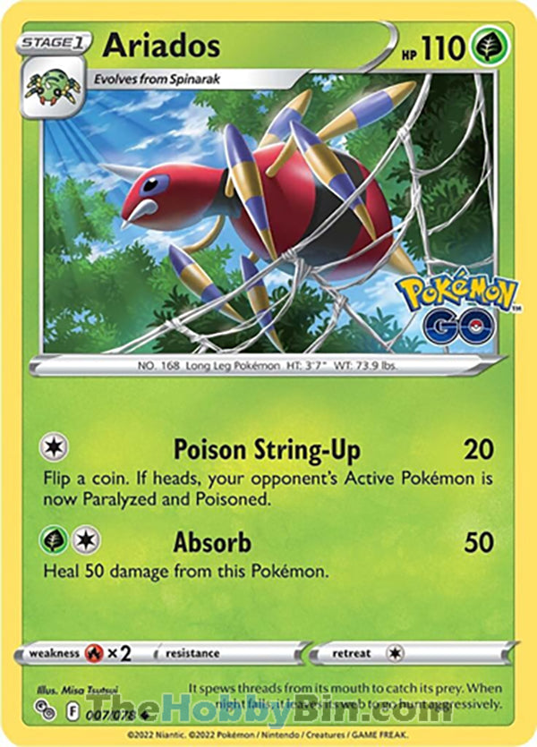 0007 Ariados Uncommon Pokemon GO