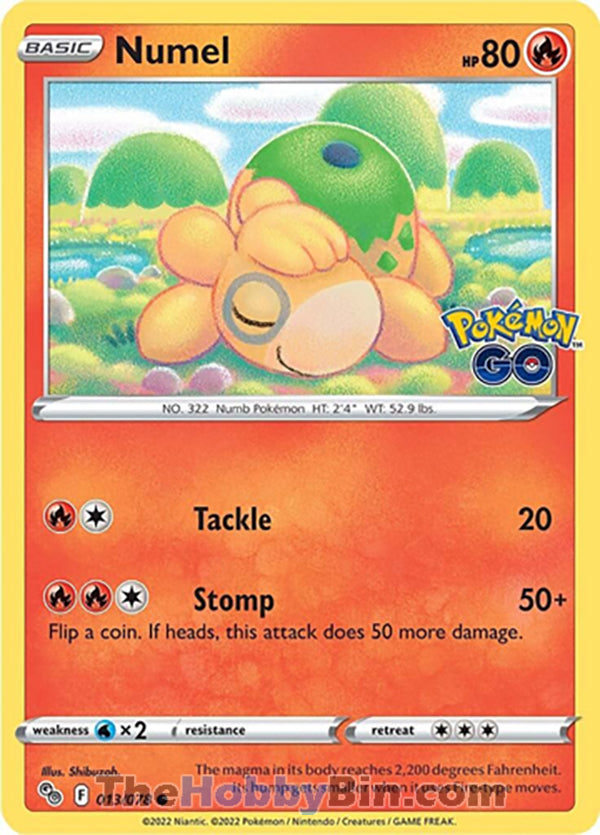 0013 Numel Common Pokemon GO