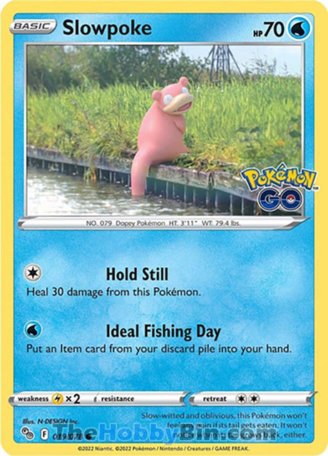 Slowpoke Pokemon Go Common #019/078