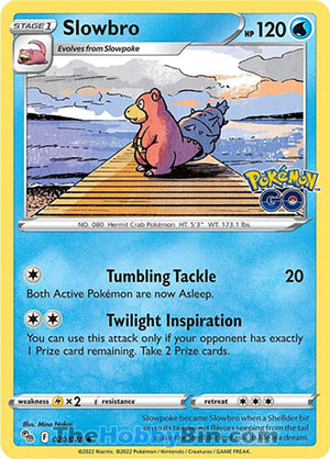 0020 Slowbro Uncommon Pokemon GO