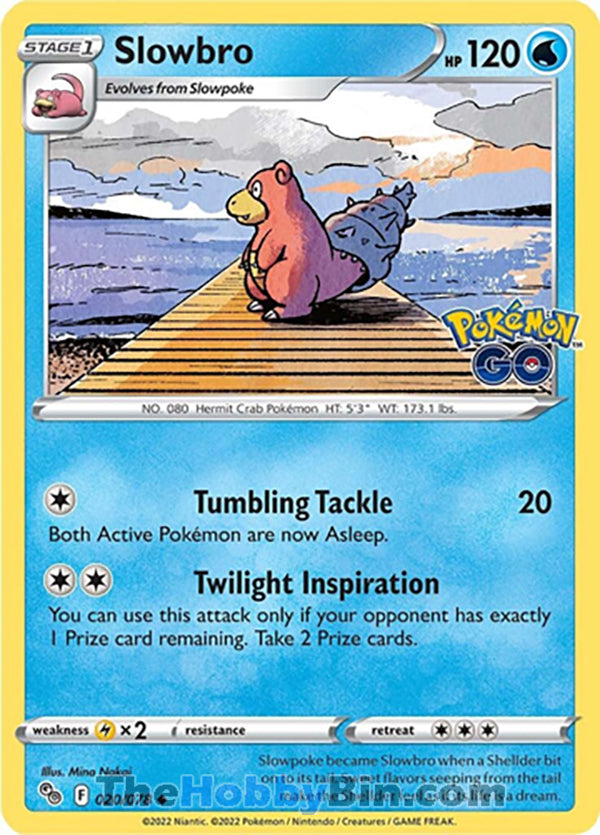 0020 Slowbro Uncommon Pokemon GO