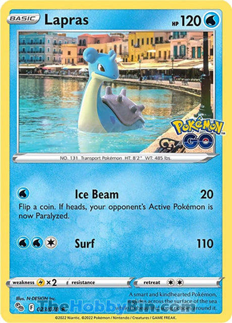 Lapras Pokemon Go Holo Rare #023/078 – The Hobby Bin