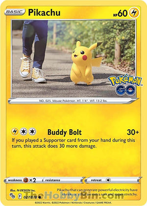 0027 Pikachu Common Pokemon GO