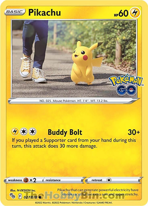 0027 Pikachu Common Pokemon GO