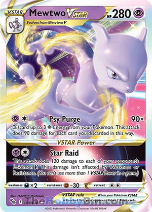 0031 Mewtwo VSTAR Ultra Rare Pokemon GO