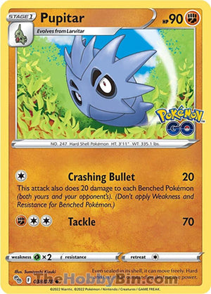 0038 Pupitar Uncommon Pokemon GO