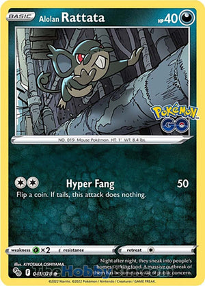 0041 Alolan Rattata Common Pokemon GO