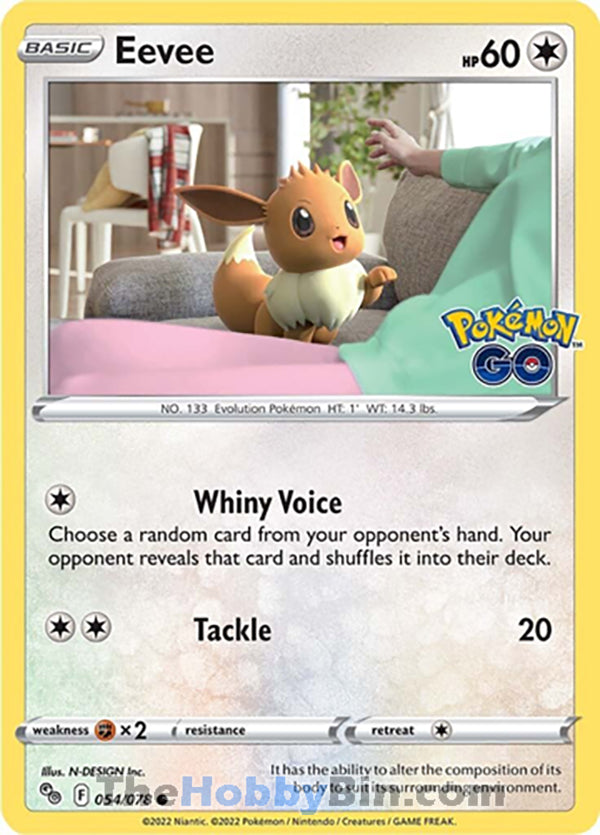 0054 Eevee Common Pokemon GO