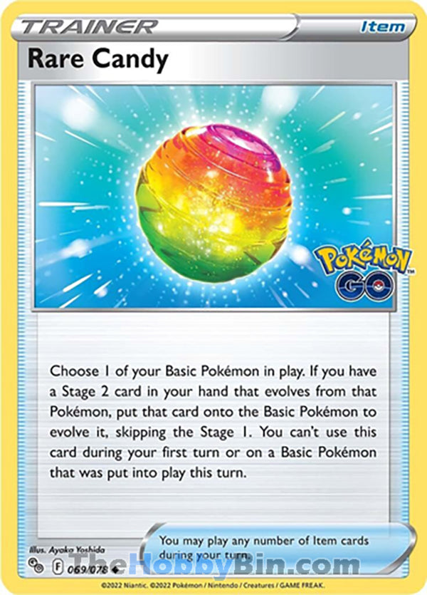 0069 Rare Candy Uncommon Pokemon GO