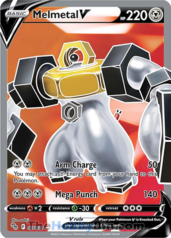 0075 Melmetal V Ultra Rare Pokemon GO