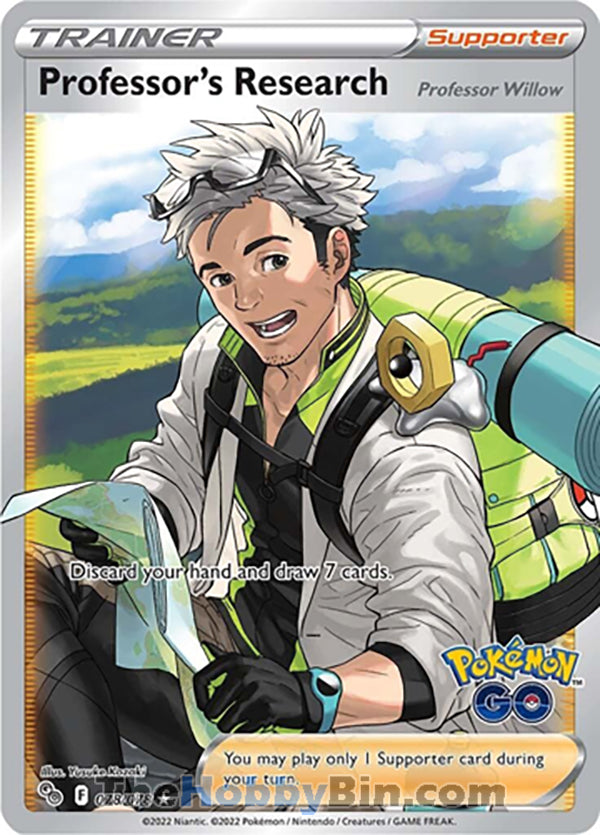 0078 Professor's Research Ultra Rare Pokemon GO