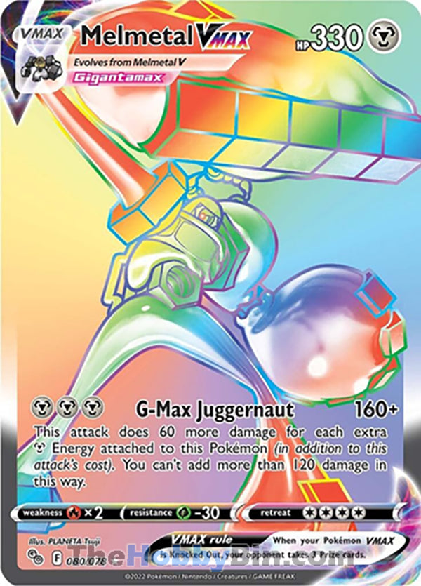 0080 Melmetal VMAX Secret Rare Pokemon GO