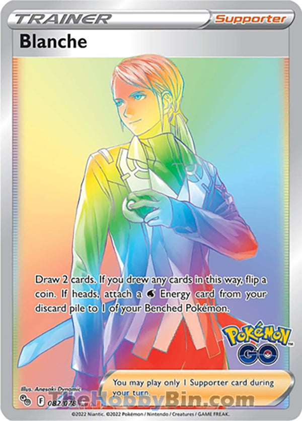 0082 Blanche Secret Rare Pokemon GO