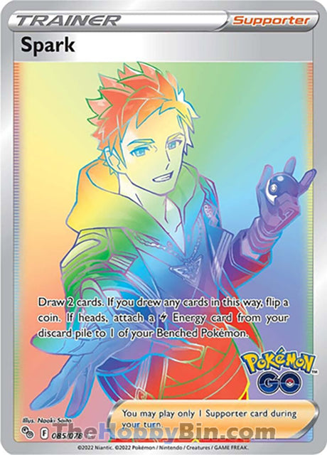 Spark Pokemon Go Secret Rare #085/078