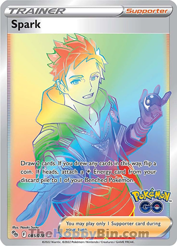 0085 Spark Secret Rare Pokemon GO