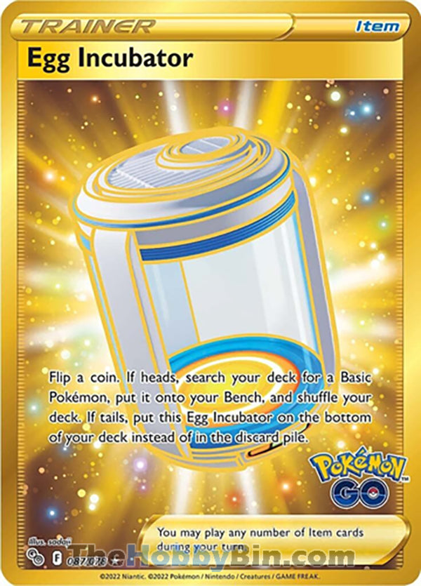 0087 Egg Incubator Secret Rare Pokemon GO