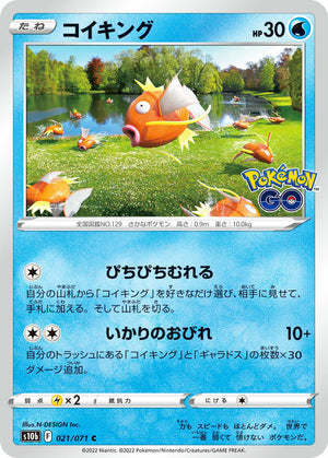 0021 Magikarp Common Pokemon Go Japanese