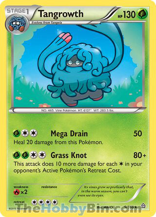 Tangrowth Primal Clash Rare #5/160