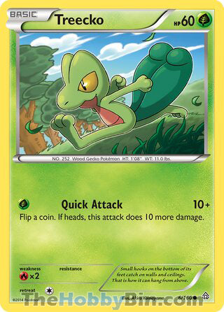 Treecko Primal Clash Common #6/160