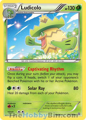 0012 Ludicolo Holo Rare Primal Clash