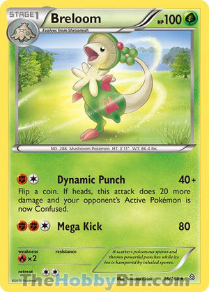 0016 Breloom Rare Primal Clash
