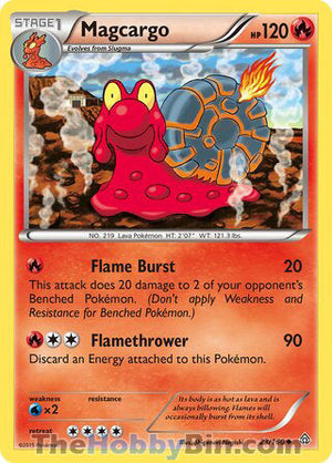 0023 Magcargo Uncommon Primal Clash