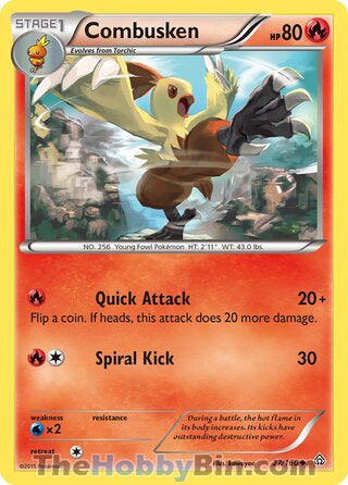 Combusken Primal Clash Uncommon #27/160