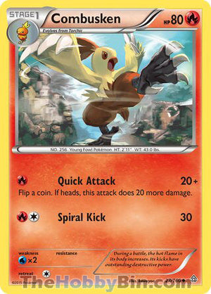 0027 Combusken Uncommon Primal Clash