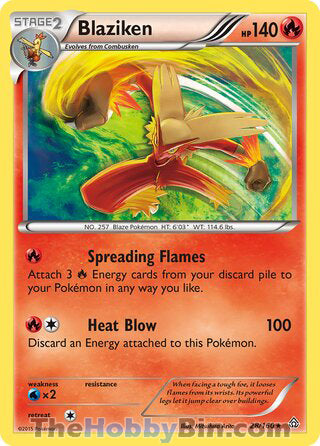 Blaziken Primal Clash Holo Rare #28/160