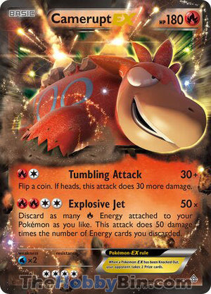 0029 Camerupt EX Ultra Rare Primal Clash