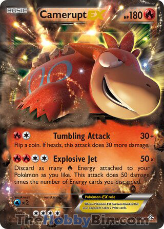 Camerupt EX #29/160 Ultra Rare - Primal Clash Pokemon card