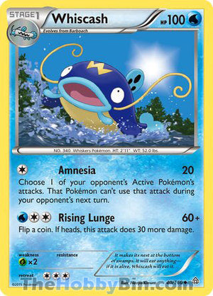 0040 Whiscash Uncommon Primal Clash