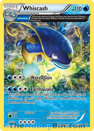 0041 Whiscash Rare Primal Clash