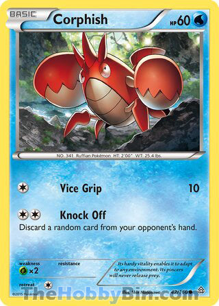 Corphish #42/160 Common - Primal Clash Pokemon card