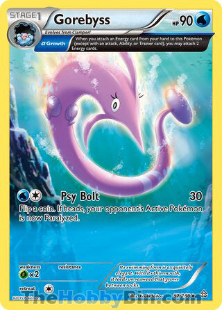Gorebyss #52/160 Rare - Primal Clash Pokemon card