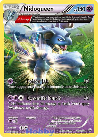 Nidoqueen #69/160 Rare - Primal Clash Pokemon card