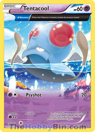 Tentacool #71/160 Uncommon - Primal Clash Pokemon card