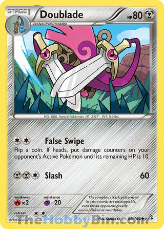 Doublade #99/160 Uncommon - Primal Clash Pokemon card