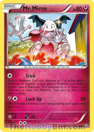 Mr. Mime #101/160 Uncommon - Primal Clash Pokemon card