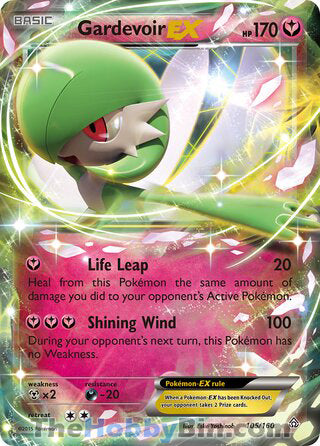 Gardevoir EX Primal Clash Ultra Rare #105/160