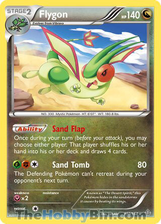 Flygon #110/160 Holo Rare - Primal Clash Pokemon card