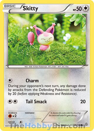 Skitty #113/160 Common - Primal Clash Pokemon card