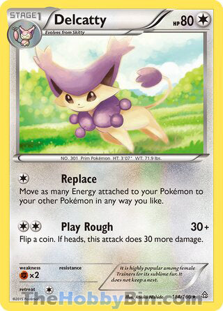 Delcatty #114/160 Rare - Primal Clash Pokemon card